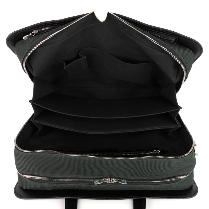 nevski taiga leather briefcase bag