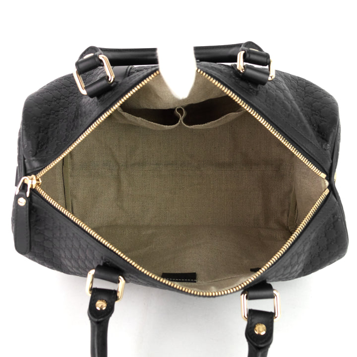 joy medium boston microguccissima leather bag