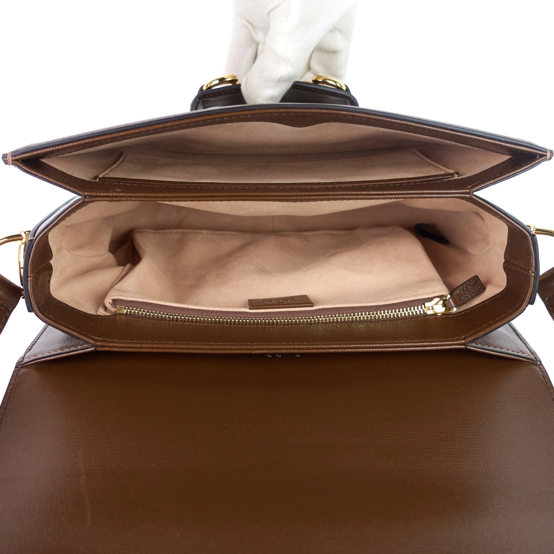 horsebit 1955 gg supreme canvas shoulder bag