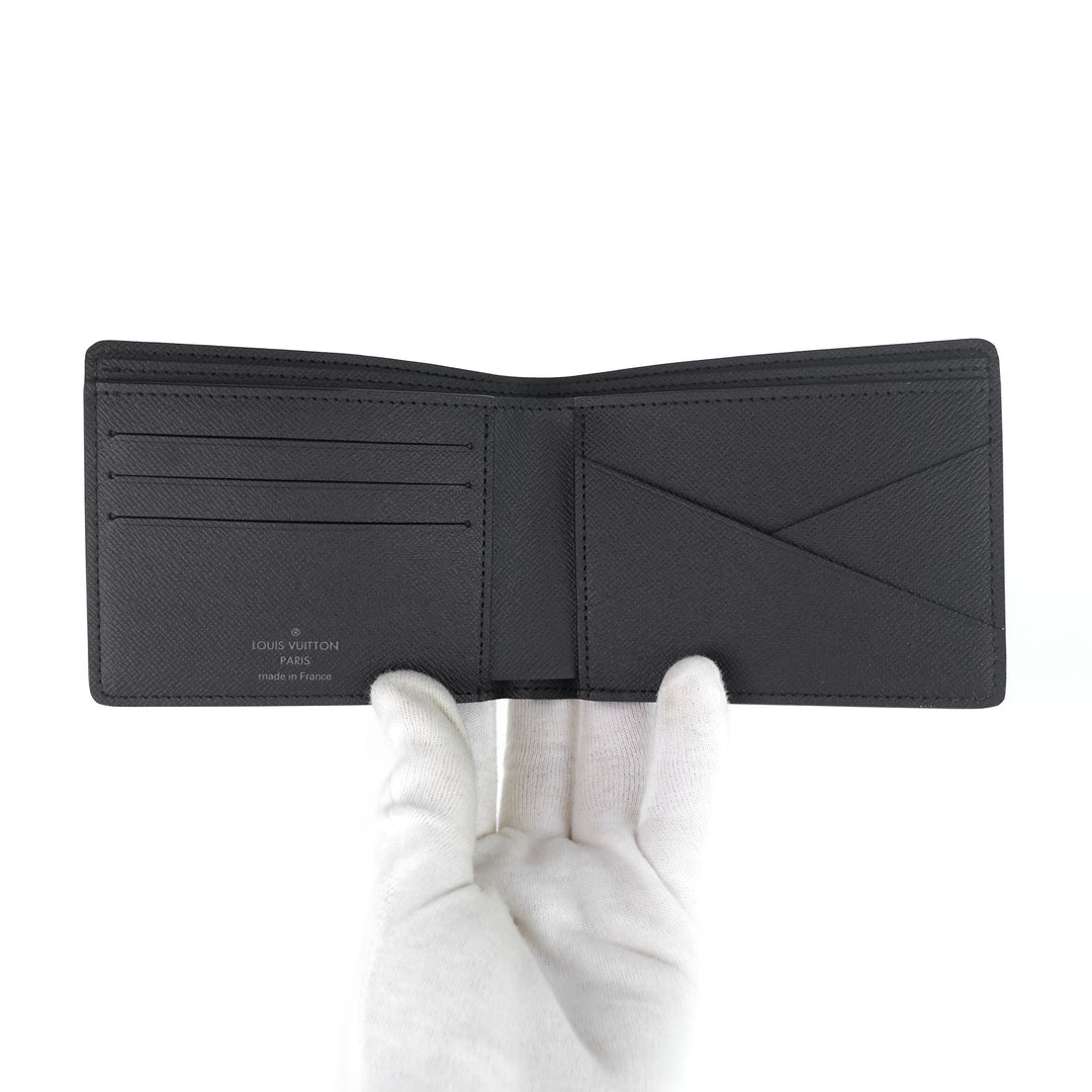 nigo turtle giant damier ebene canvas multiple wallet