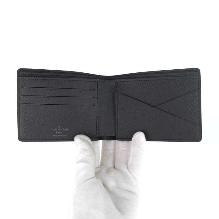 nigo turtle giant damier ebene canvas multiple wallet