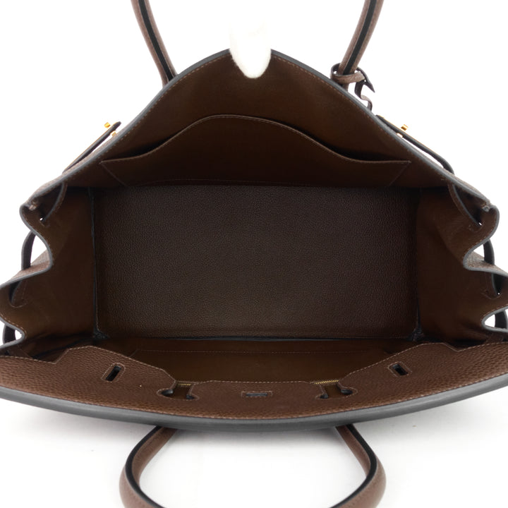 birkin 35 clemence leather bag