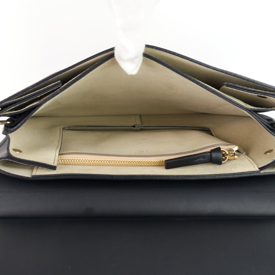 Faye Medium Leather and Suede Bag – Poshbag Boutique