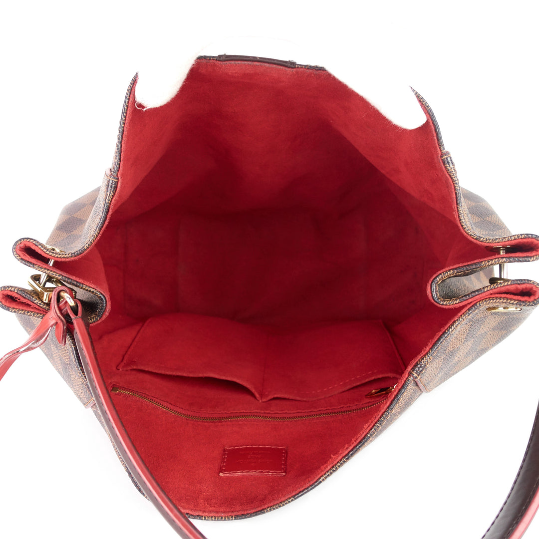 caissa damier ebene canvas tote bag