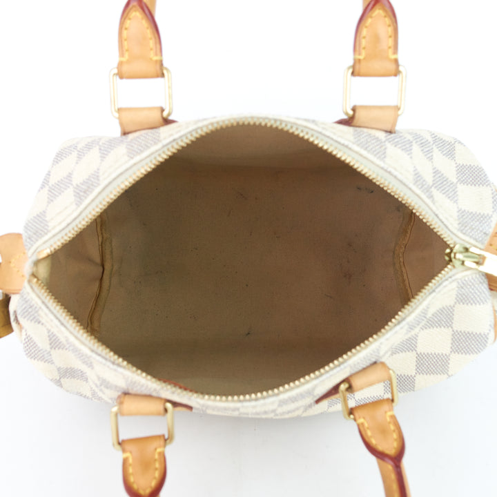 speedy 25 damier azur canvas bag