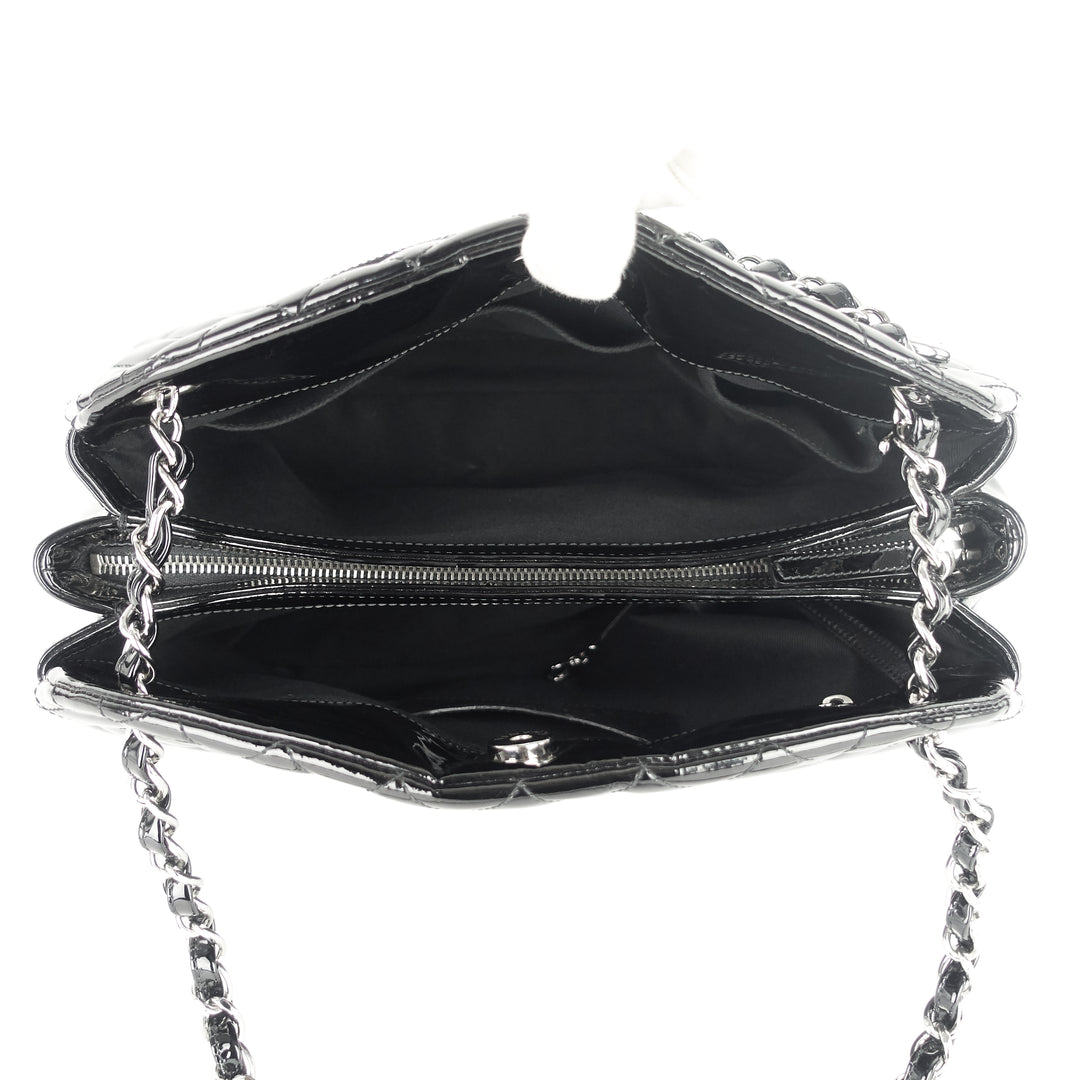 Just Mademoiselle Large Patent Leather Bag