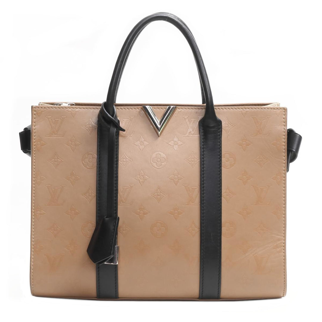 very tote mm monogram leather bag