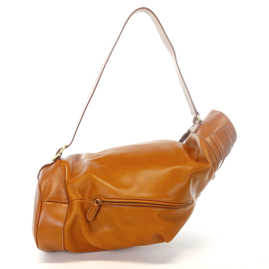 leather knapsack bag