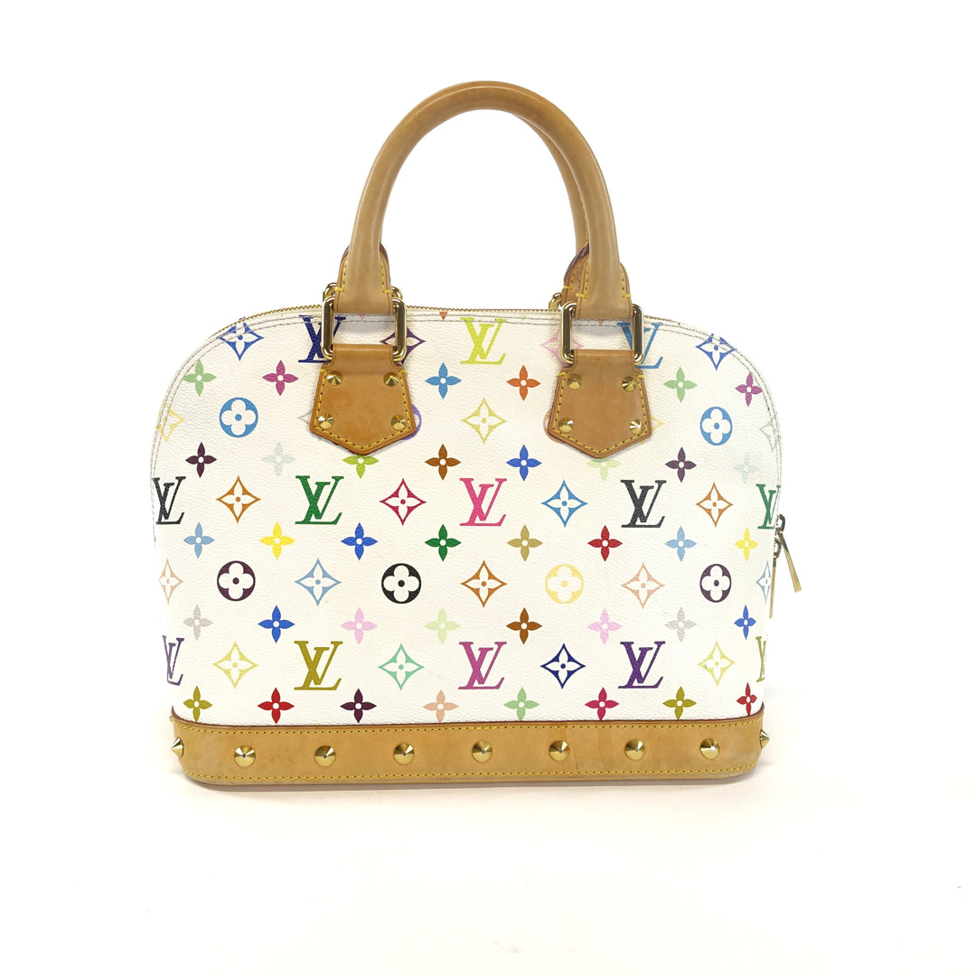 alma pm monogram multicolore canvas handbag