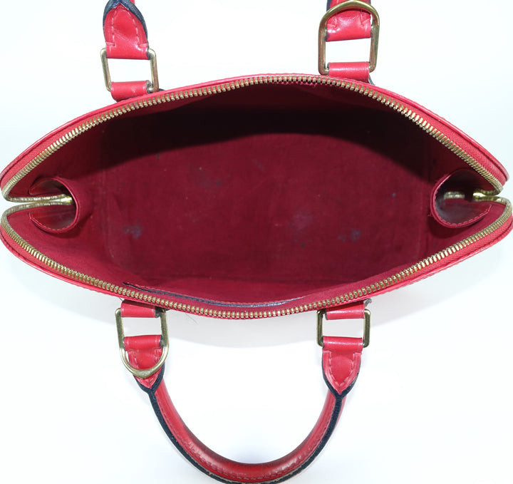 epi leather alma pm handbag