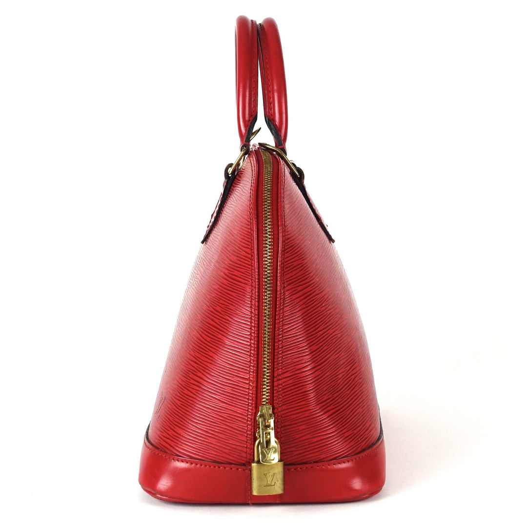 epi leather alma pm handbag