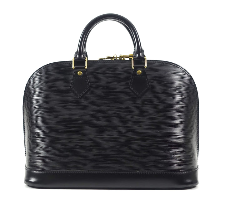 alma mm epi leather handbag