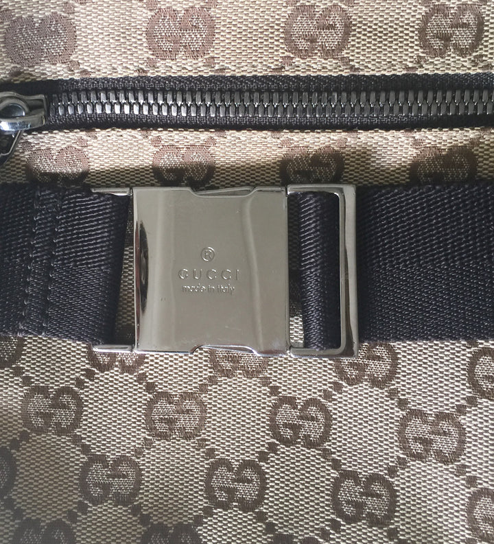 monogram canvas belt bag