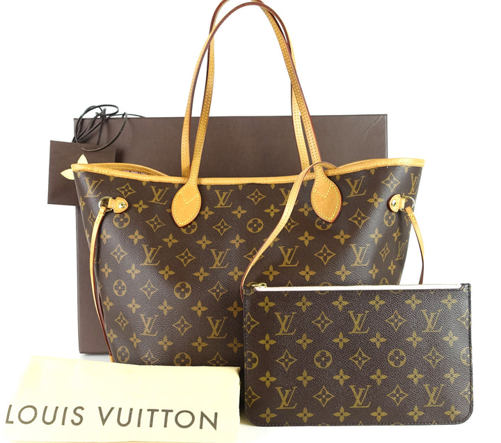 neverfull mm monogram canvas tote bag with pochette