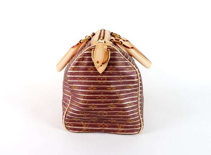 eden speedy bandouliere 30 canvas handbag - 2010 limited edition