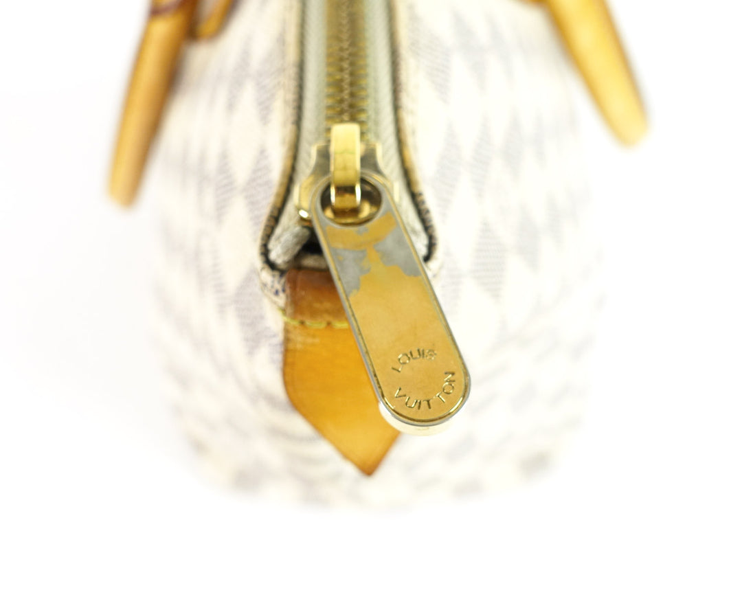 saleya mm damier azur canvas tote bag