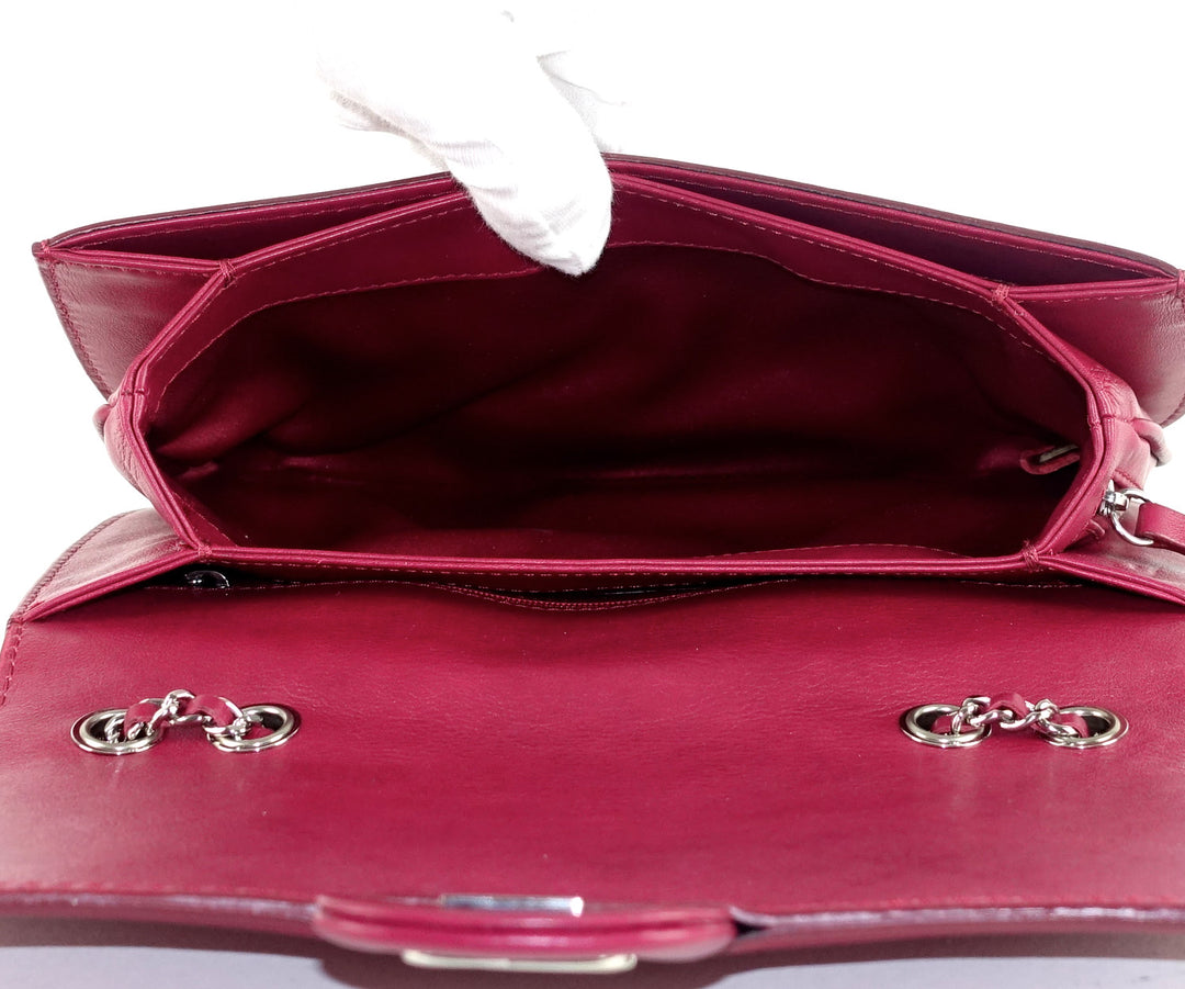 french riviera caviar leather single flap shoulder bag