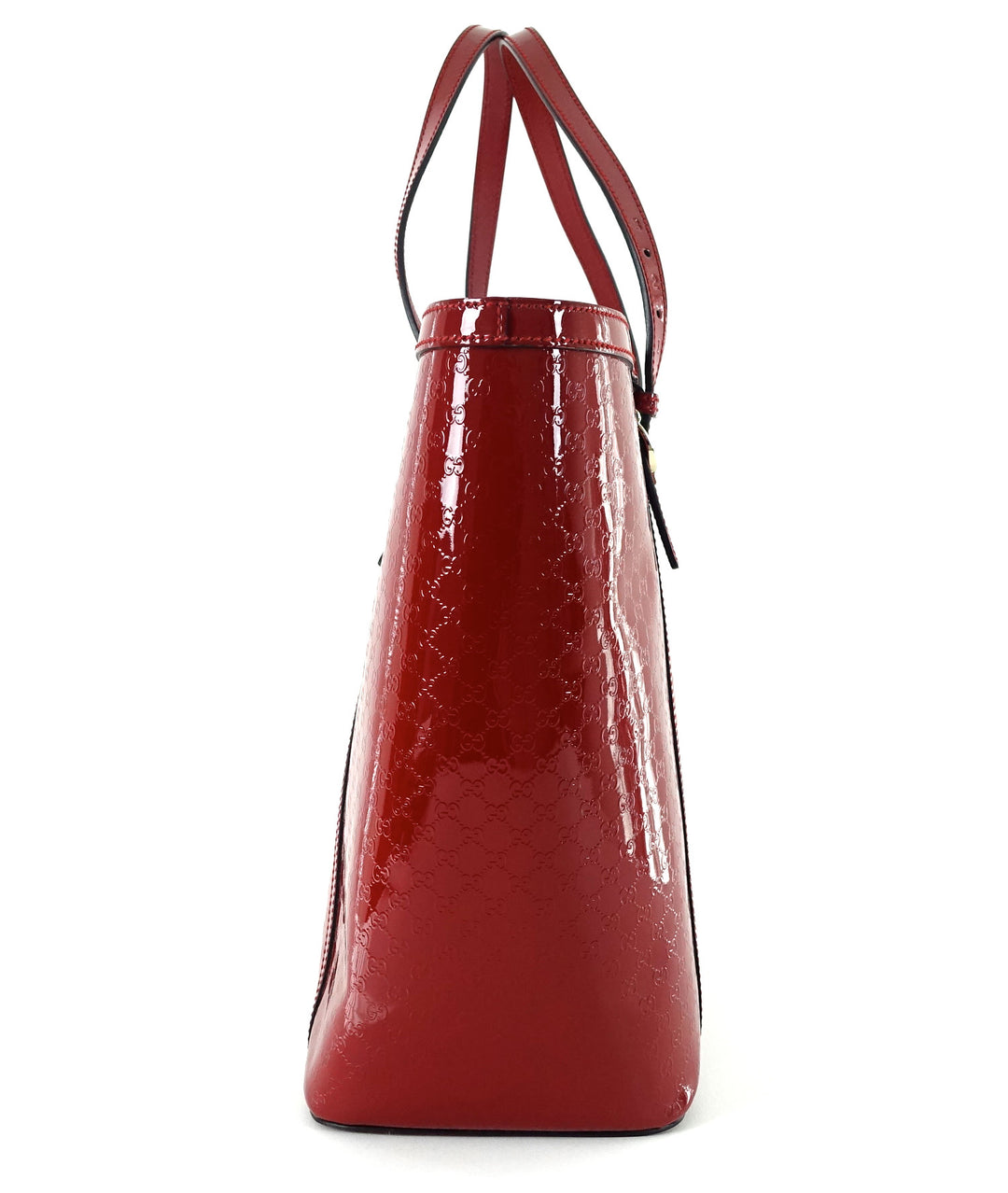 nice guccissima patent leather tote bag