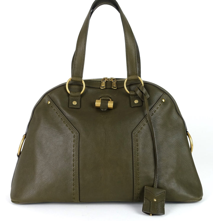 muse grained leather large handbag