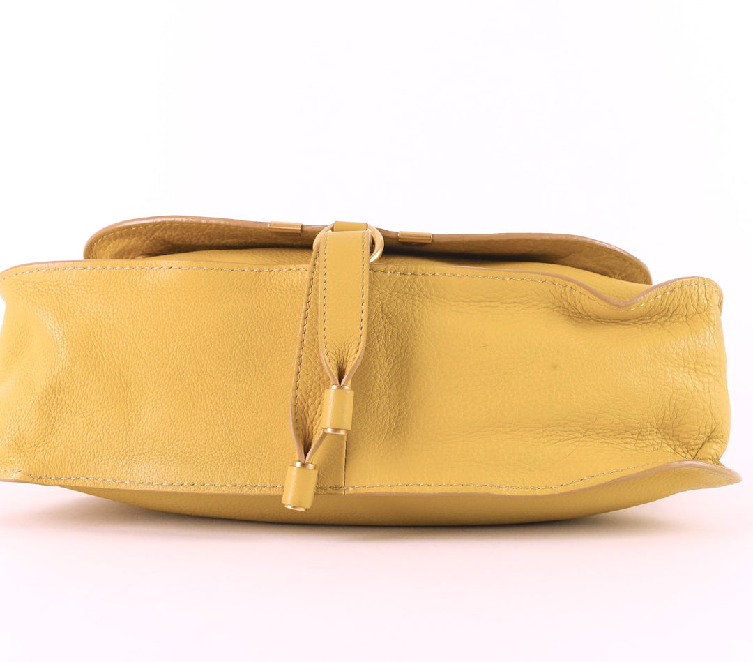 marcie top handle calfskin leather medium bag
