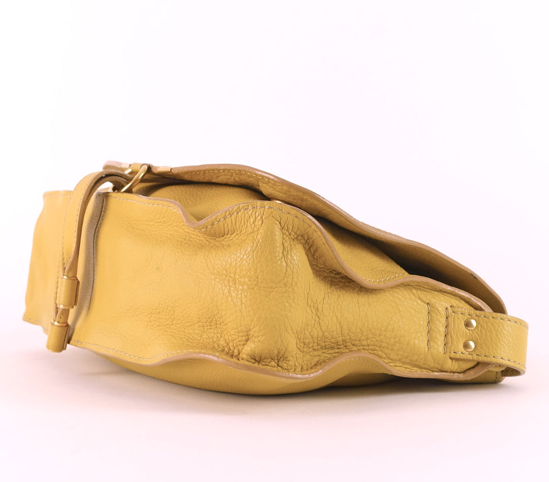 marcie top handle calfskin leather medium bag