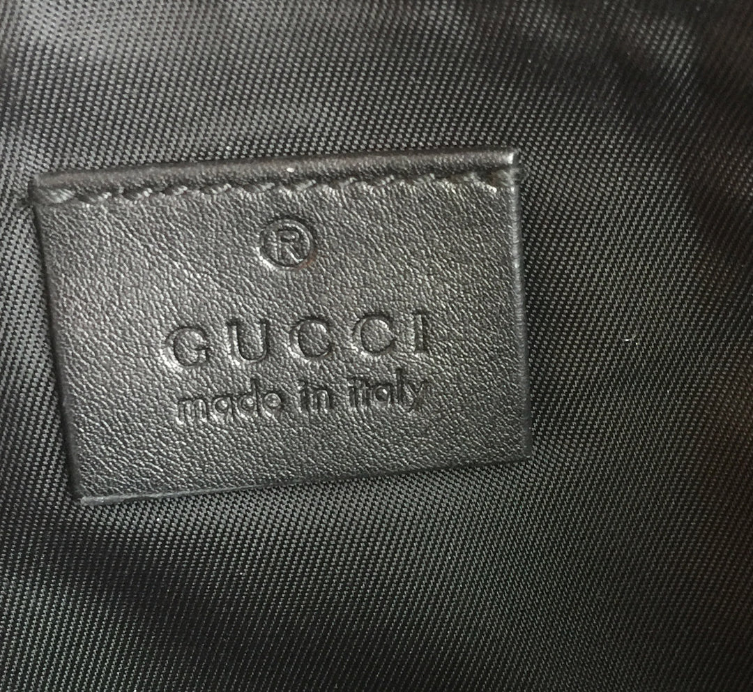 sukey monogram leather gg charm wristlet bag