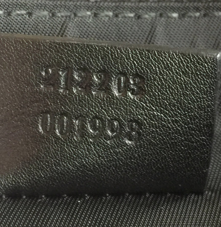 sukey monogram leather gg charm wristlet bag