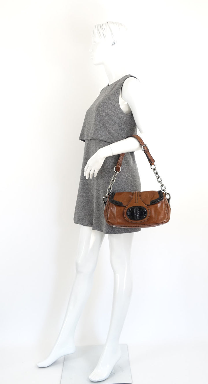 palissandro calf leather bag