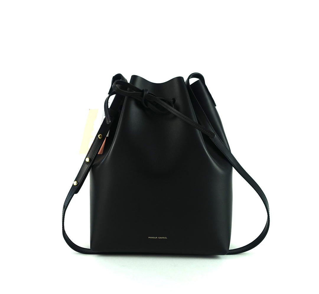 Mansur Gavriel Calf Leather Bucket Bag with Pochette Bag – Poshbag