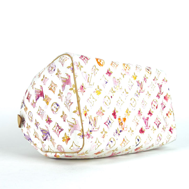 watercolor aquarelle speedy 30 handbag - limited edition bag