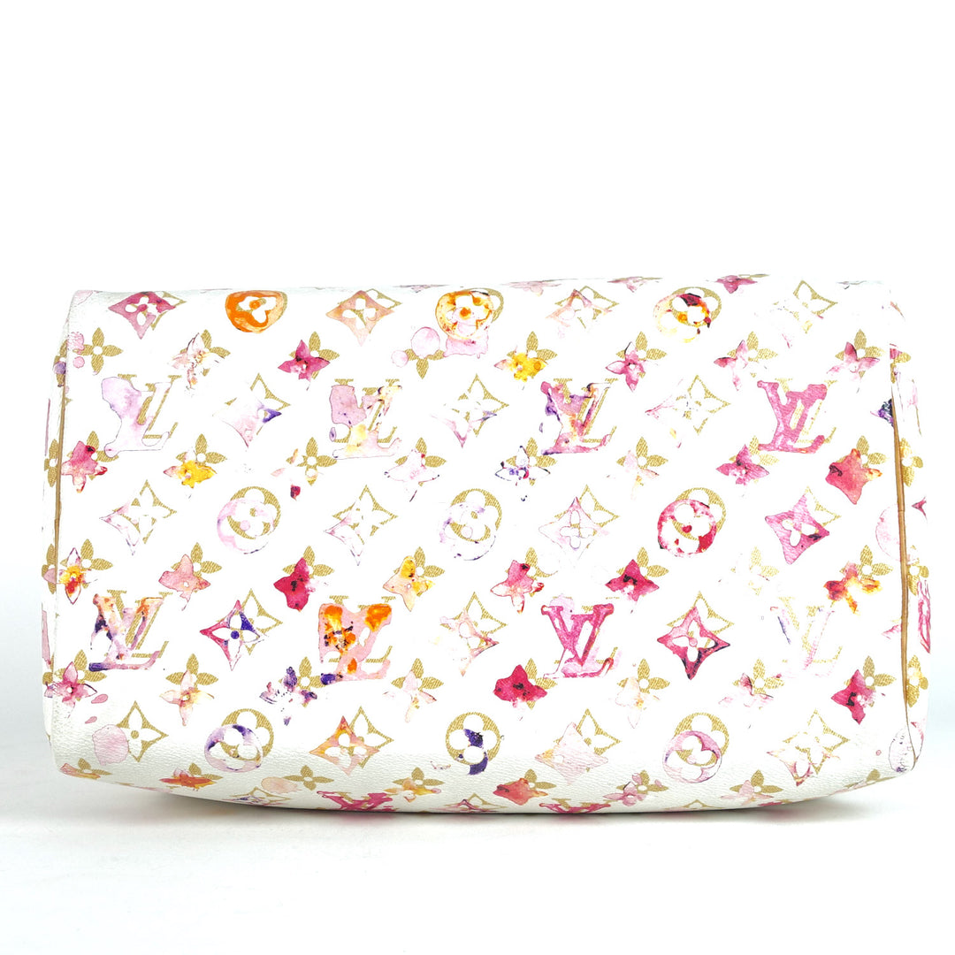 watercolor aquarelle speedy 30 handbag - limited edition bag