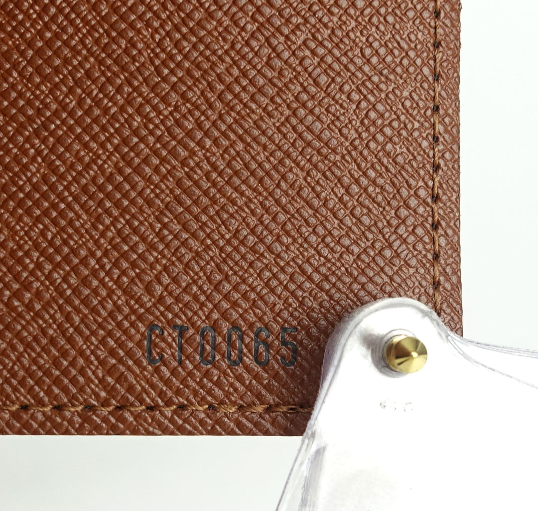 monogram canvas card holder