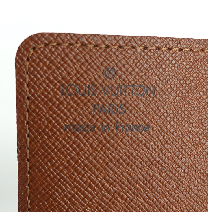 monogram canvas card holder
