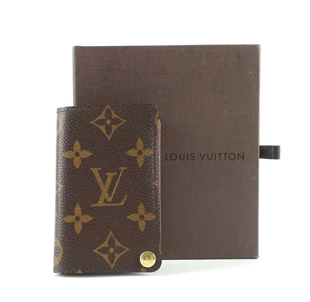 monogram canvas card holder