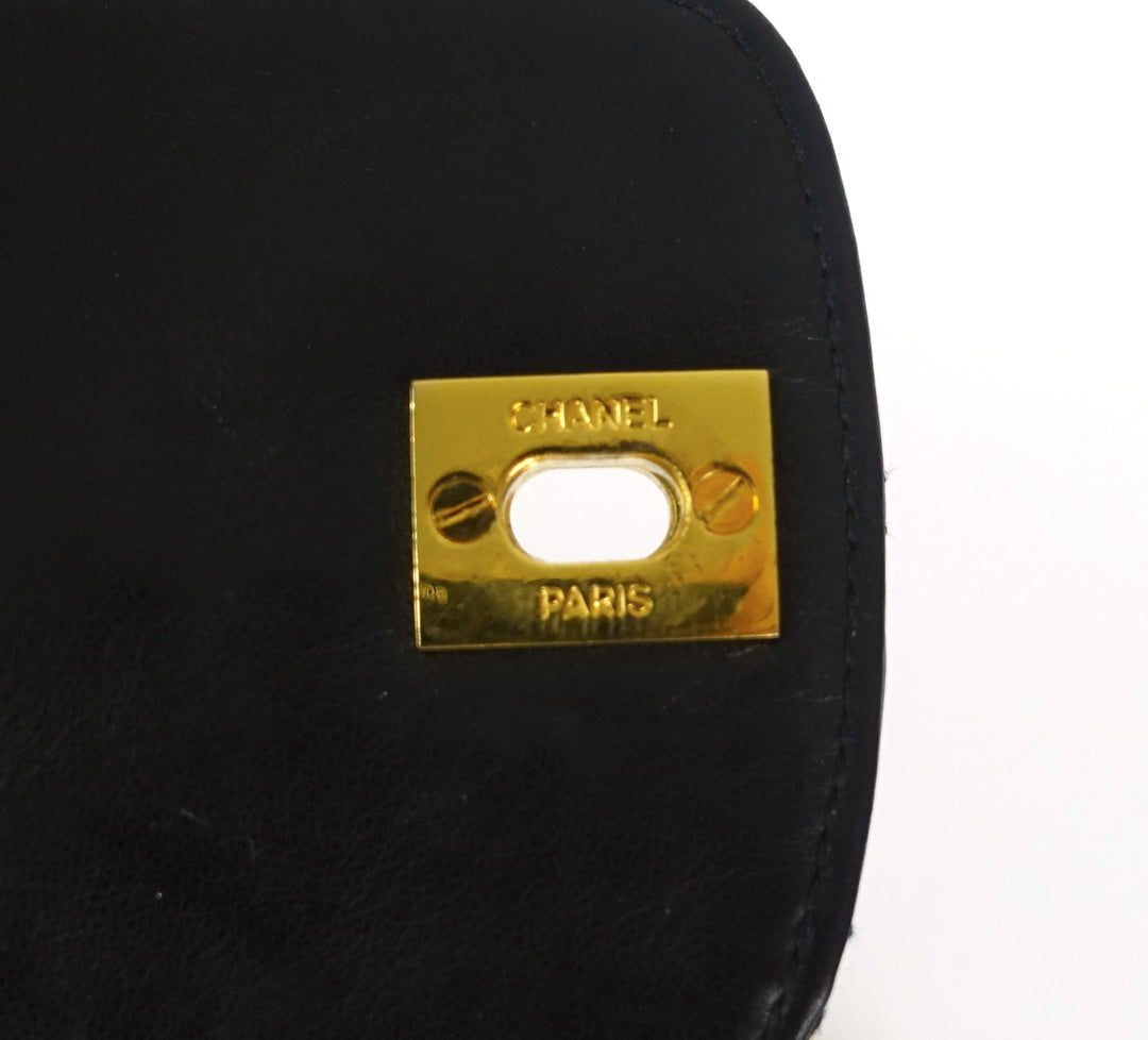 lambskin leather phone holder bag