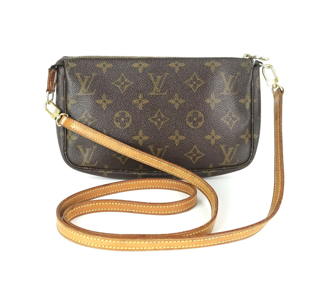 Pochette Accessoires Monogram Canvas Bag with Long Strap – Poshbag