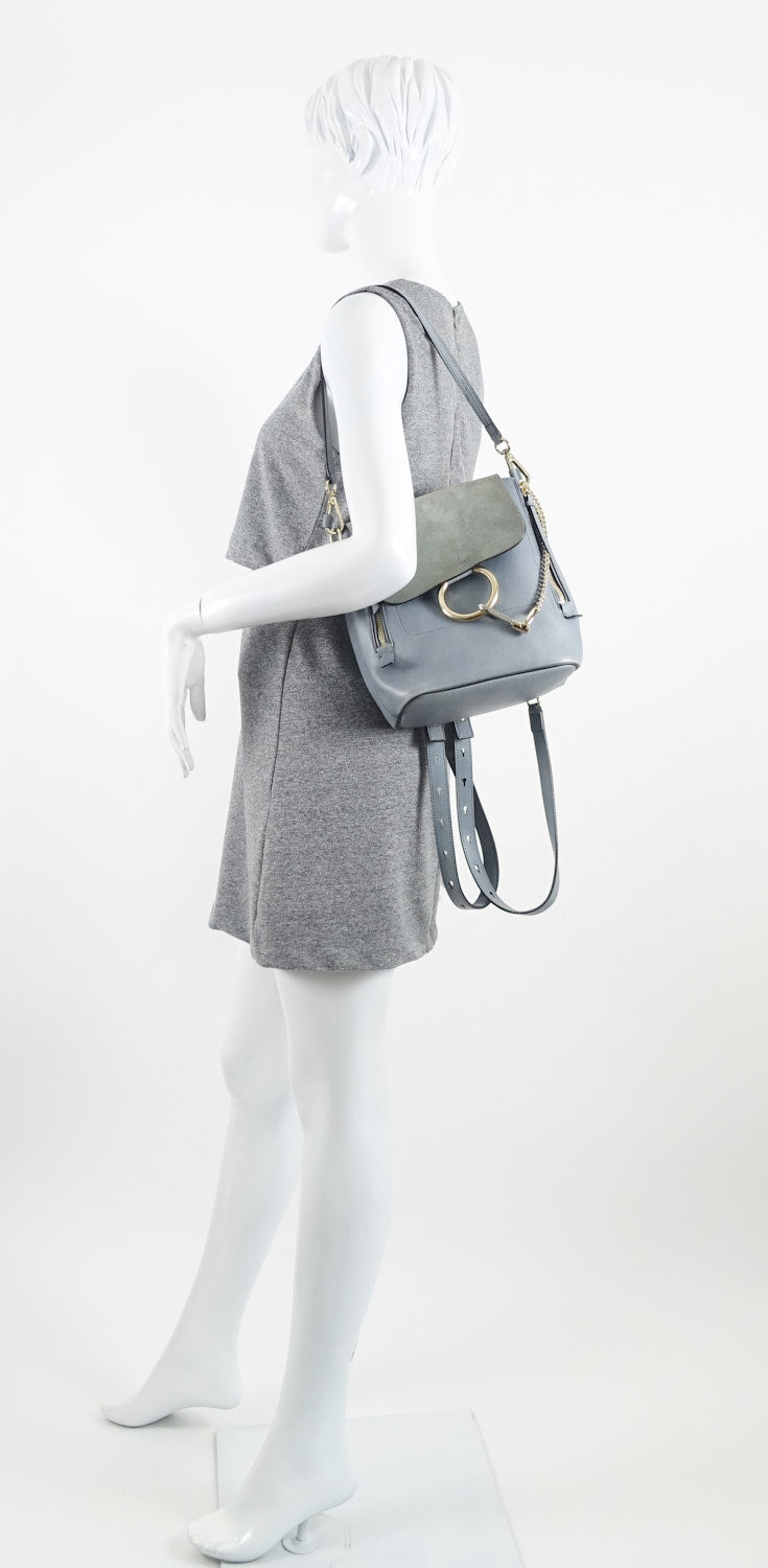 Chloe Faye Suede Cloudy Blue Chloe Faye Medium Silver Blue Faye