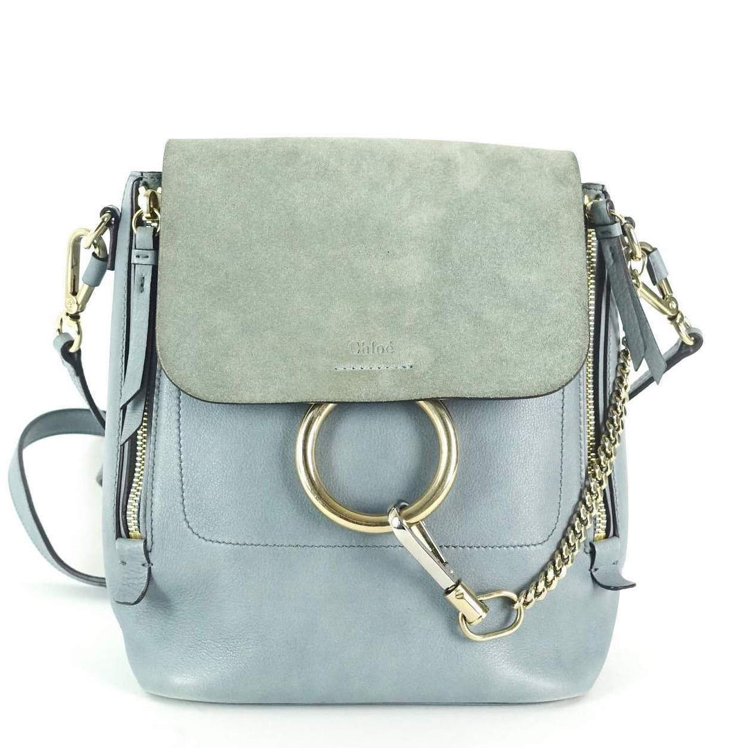 chloe small faye suede & leather backpack Chlo // Mini VSP Consignment The height of contemporary chic Leather Bag Chloe Faye Bag
