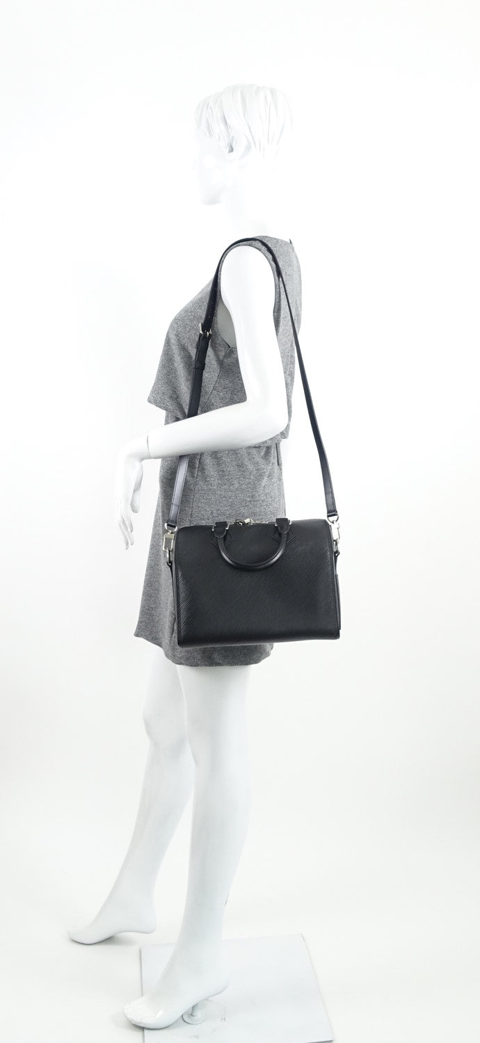 Speedy 25 Bandoulière Epi Leather Handbag – Poshbag Boutique