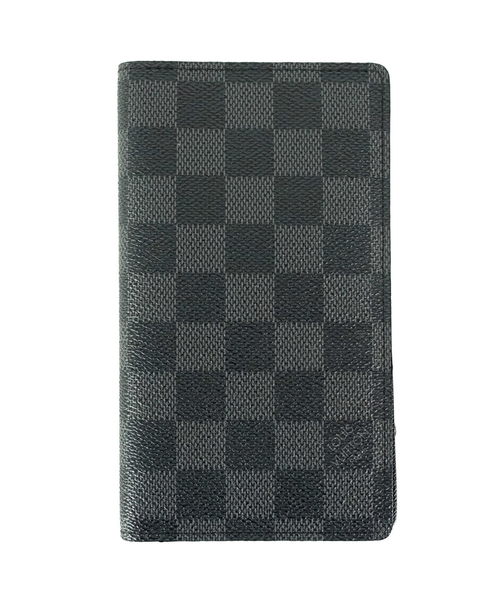 damier graphite canvas bifold wallet