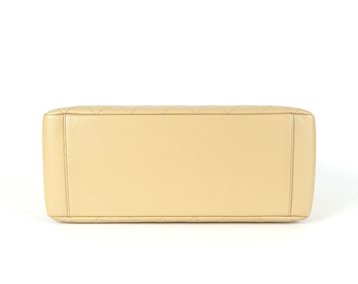 grand shopping tote gst caviar leather bag