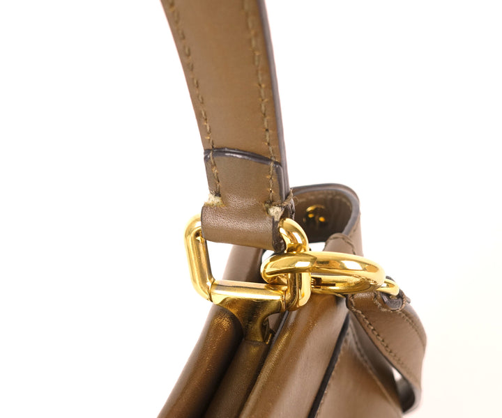 regular peekaboo calf leather handbag