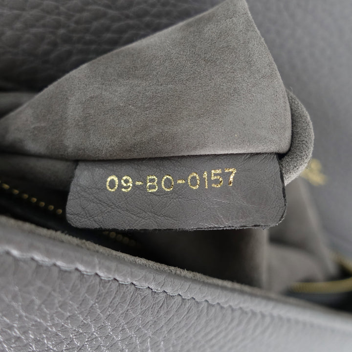 diorama grained calf leather medium bag