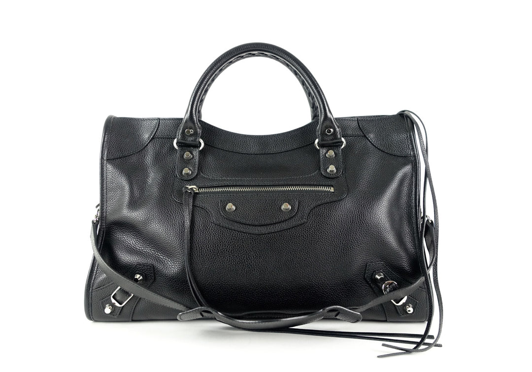 classic agneau leather city bag