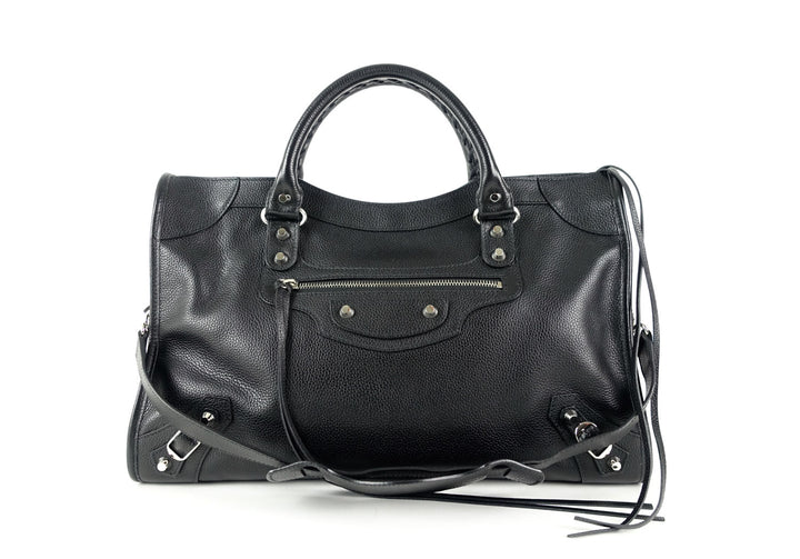 classic agneau leather city bag
