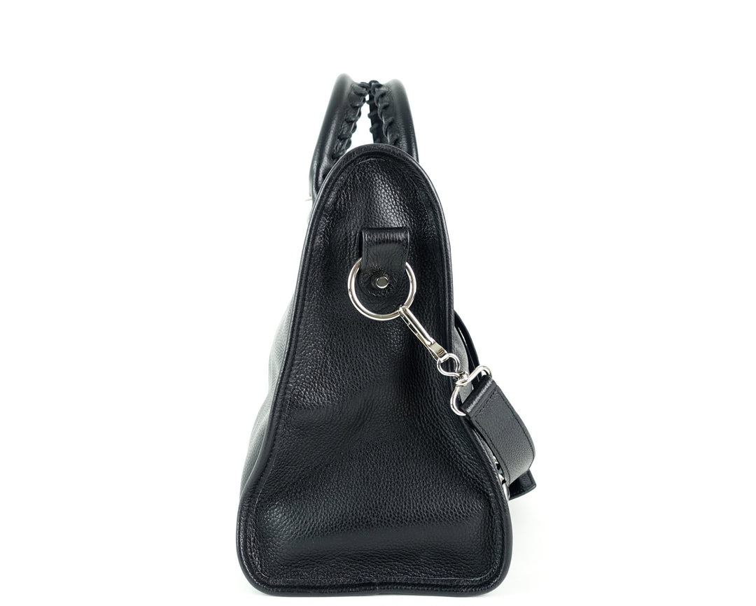 classic agneau leather city bag