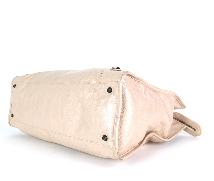 classic monday agneau leather bag