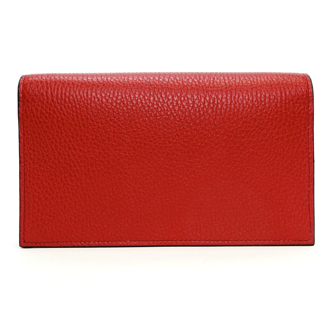 betty calf leather wallet on chain bag