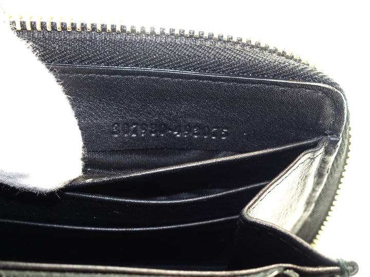 monogram calf leather signature wallet