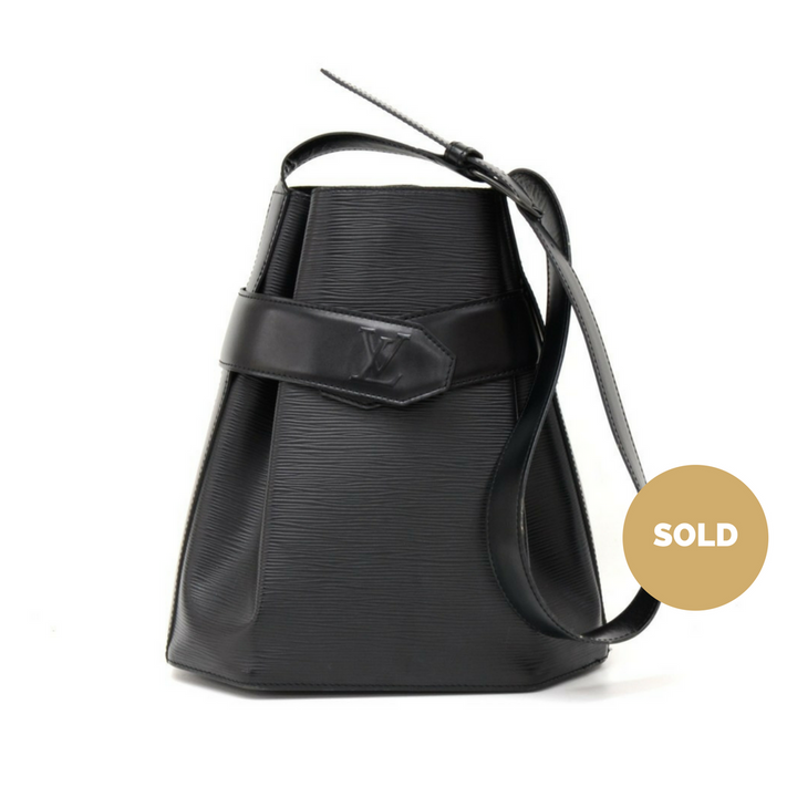 sac d'epaule pm epi leather shoulder bag